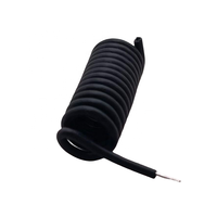 Antenne spirale isolée en caoutchouc noir 2dBi 315MHz 433MHz pour réception et transmission Wifi, module de communication pour télécommande