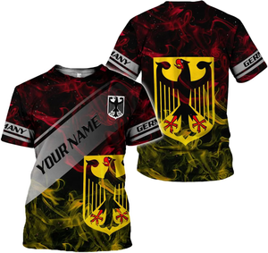 <span class=keywords><strong>Camiseta</strong></span> <span class=keywords><strong>de</strong></span> Verano Informal Personalizada con la Bandera <span class=keywords><strong>de</strong></span> <span class=keywords><strong>Alemania</strong></span>, Estilo Moderno, Venta al por Mayor, Alta Calidad - Product Image 4