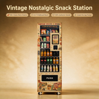 Distributeur automatique de boissons et de snacks intelligent pour usine, campus, lieux publics et marché