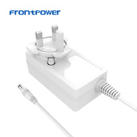 Adaptateur secteur DC interchangeable Frontpower 12V 4A 24V 2A avec prise interchangeable et garantie de 2 ans pour caméra CCTV LED