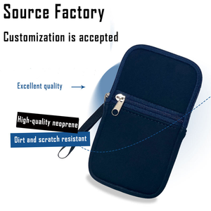 กระเป๋าใส่โทรศัพท์มือถือแบบหุ้มฉนวนนีโอพรีนพร้อมสายคล้องข้อมือ สำหรับกิจกรรมกลางแจ้ง ท่องเที่ยว ของขวัญส่งเสริมการขาย และของแจก - Product Image 5