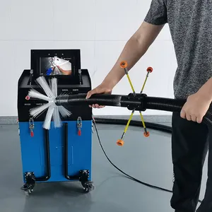 Máquina de limpieza de conductos de Cepillo rotativo de limpieza de aire acondicionado profesional