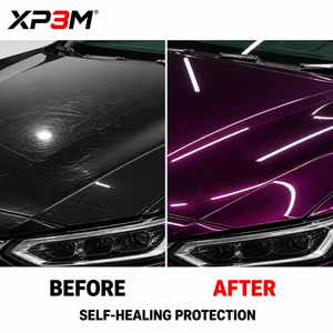 ฟิล์มใส XP3M Amethyst OEM Gloss TPU สำหรับหุ้มรถยนต์ ความหนา 7.5 มิล ซ่อมแซมตัวเองได้ ป้องกันรอยขีดข่วน ป้องกันสีเหลือง พร้อมช่องระบายอากาศ - Product Image 3