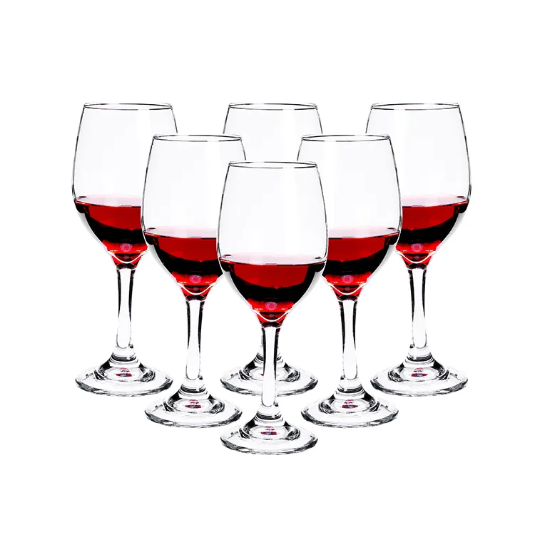Kualitas tinggi grosir produsen peralatan kaca dekorasi dapur rumah bening Gelas perlengkapan minum cangkir anggur kaca dengan logo
