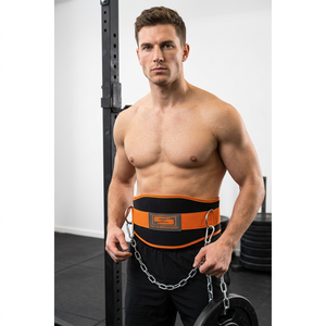 Nuevo Cinturón de Soporte Lumbar Saar Industries, de Neopreno Suave y Resistente, Transpirable, para Levantamiento de Pesas, con Protección de Compresión - Product Image 1