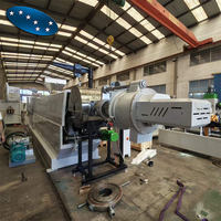 Machine de granulation directe à haute capacité pour flocons de plastique rigide PP/PS avec changeur de tamis hydraulique et ligne de recyclage