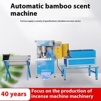 Encens en bâton de bambou entièrement automatique personnalisé faisant la machine 220V équipement d'encens commercial noyau PLC pour utilisation à domicile et au bureau