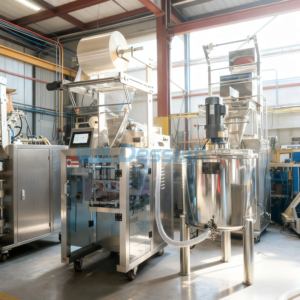 เครื่องบรรจุซอส <span class=keywords><strong>Katsu</strong></span> สำหรับธุรกิจถุงเล็กเครื่องปิดผนึก3ด้าน - Product Image 3