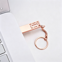 Clé USB Métallique Personnalisable avec Logo, Fabrication Chinoise, En Stock, Promotion Commerciale