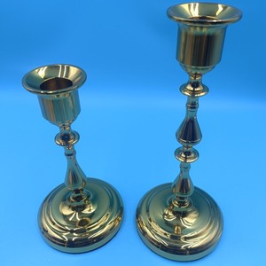 French Vintage Gold <b>Candlestick</b> Metal Candle Holder Durable Home Decoration Wedding Prop - Product Image 2