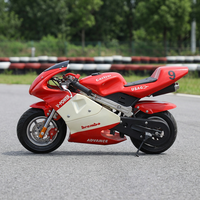 Mini-moto 49cc pour enfants, deux temps, refroidie par air, essence, style course, moto à deux roues