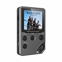 Lecteur de musique MP3 C5 avec boîtier métallique, molette de défilement, 16 Go, son sans perte et fonction d'entrée ligne
