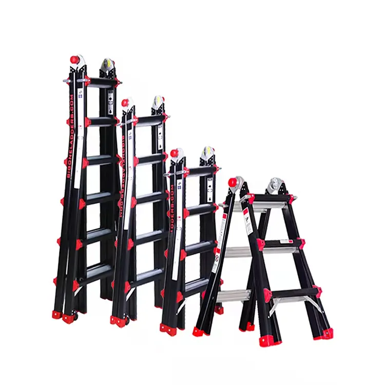 Échelle De marches pliantes en aluminium multi-usages, télescopique, autres échelles, escaliers en aluminium