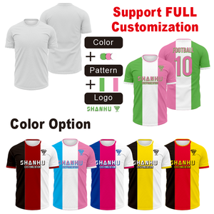 Conjunto <span class=keywords><strong>de</strong></span> Camisetas <span class=keywords><strong>de</strong></span> Fútbol <span class=keywords><strong>de</strong></span> Diseño Personalizado, Poliéster que Absorbe la Humedad, para Equipos, Clubes, Escuelas, Universidades, Adultos y Jóvenes, Camisetas <span class=keywords><strong>de</strong></span> Fútbol Originales - Product Image 3