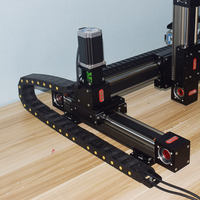 Actionneur linéaire CNC de précision à guidage double rail à entraînement par courroie à grande vitesse et faible bruit RXP60XYZ-L Xyz Gantry