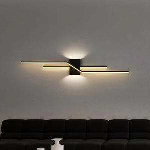 Lampe Murale de Fond de Luxe Style <span class=keywords><strong>Art</strong></span> <span class=keywords><strong>Nouveau</strong></span> pour Grille de Salon, Arrière-plan TV, Chevet de Chambre Simple et Décoration d'Hôtel - Product Image 4