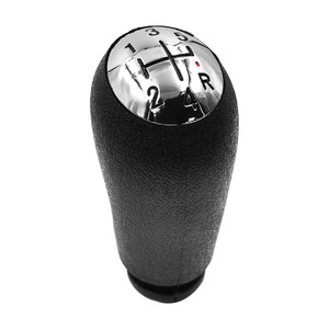 หัวเกียร์รถยนต์ Sirui หุ้มหนัง ชุบเงิน 5 สปีด สำหรับ Dongfeng Renault Koleos - Product Image 2