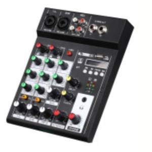 Mezclador USB Portátil <span class=keywords><strong>Mini</strong></span> Profesional de Metal, Tarjeta de Sonido Bluetooth Plug and Play de Bajo Ruido para Podcast, Transmisión en Vivo, Grabación, Karaoke - Product Image 2