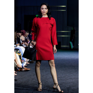 Abito Midi Marta Rosso - Product Image 5