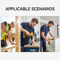 Perceuse-visseuse sans fil sans balais pour la fixation de conduits CVC, l'installation de ventilations et les travaux de climatisation