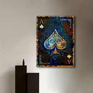 <span class=keywords><strong>As</strong></span> <span class=keywords><strong>de</strong></span> pique carte Poker affiche cartes à jouer mur Art toile impression photo peinture murale pour la décoration intérieure - Product Image 5