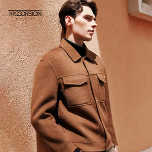 Classique <span class=keywords><strong>marron</strong></span> <span class=keywords><strong>Tweed</strong></span> Slim Fit hommes <span class=keywords><strong>Blazer</strong></span> respirant coton-polyester Smart décontracté affaires smoking simple boutonnage <span class=keywords><strong>blazer</strong></span> décontracté - Product Image 4