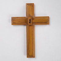 Croix en bois chrétiens orthodoxe catholique croix spirituelle religieuse croix avec foi pour église maison chambre décoration