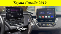 Reproductor de DVD Estéreo para Auto con Pantalla Táctil y Navegación GPS Android 10.0 Octa Core Kd-1709 para Toyota Corolla 2019 2020 2021 2022
