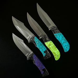 Yếu tố mới tồn tại ngoài trời chiến thuật cố định lưỡi dao với nhựa xử lý săn bắn Cắm Trại DIY lớp push button phong cách - Product Image 5