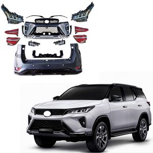 Body Kit Terbaru untuk Toyota Fortuner 2015-2020 Upgrade ke Legender 2021 Bumper Mobil Grille Lampu Depan Lampu Belakang - Product Image 4