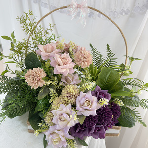 Fleurs artificielles en rose pour la décoration du salon et du bureau, mariages, hôtels, studios photo, nouveau produit - Product Image 4