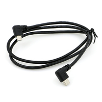 Câble d'extension Micro USB mâle-femelle à double coude à 90 degrés, personnalisé, à charge rapide USB 2.0, données, deux extrémités, OTG, 1 m, 2 m, 3 m, 10 m