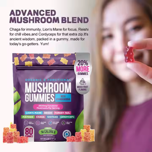 Gummies véganes biologiques aux champignons, supplément de vitamines nootropiques, OEM ODM, vente en gros pour adultes - Product Image 6