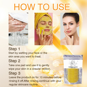 Série de produits au curcuma best-sellers transfrontalières TikTok : Nettoyant <span class=keywords><strong>visage</strong></span>, hydratant, soin exfoliant, <span class=keywords><strong>savon</strong></span> au curcuma, vitamine C - Product Image 4