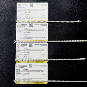 Fine Jewelry IGI Certificate Chains DE VVS HPHT/CVD Lab Grown Diamond S925 <b>Sterling</b> <b>Silver</b> for Women Men Tennis <b>Bracelets</b> - Product Image 3