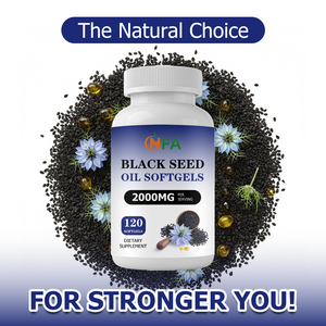 Factory Supply Black Seed Oil Softgels with Black Seed Oil Supports Youthful Radiant Skin and Support Strong Hair Nails Softgels - Product Image 4