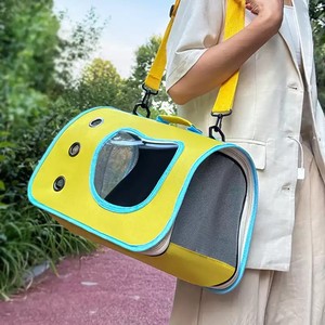 <span class=keywords><strong>Sac</strong></span> <span class=keywords><strong>de</strong></span> <span class=keywords><strong>transport</strong></span> pour animaux <span class=keywords><strong>de</strong></span> compagnie moderne, grande capacité, léger, en tissu Oxford respirant, avec ouverture latérale, design capsule spatiale, portable, avec fermeture éclair - Product Image 4