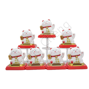 ของเล่นกาชาปองที่จำหน่ายในตู้กาชาปอง ชุด "<span class=keywords><strong>แมว</strong></span>กวัก" ของเล่นพลังงานแสงอาทิตย์แบบโบกมือ - Product Image 2