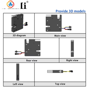 Cerradura electromagnética inteligente sin llave XG7580 con palanca de liberación de emergencia frontal, cilindros de cerradura, DC12V 24W 2A, tensión de tracción de 80-100KG - Product Image 5