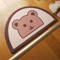 PIG SHAPE Faux Cashmere Rugs and Carpet Living Room Fluffy Carpet Mats Faux Sheepskin Fur Carpet for Bedroom