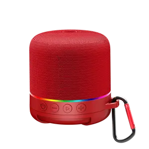 Speaker TWS nirkabel portabel 2 in 1, penutup geser kait perjalanan headset hadiah olahraga audio Hi-Fi suara bass 3d