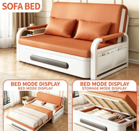 Ausziehbares Schlafsofa, Klappbett, Multifunktionales Faltbares Doppelfunktions-Sofa für das Neue Wohnzimmer