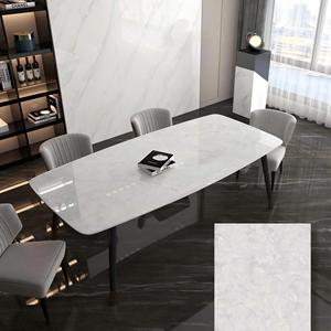 Baldosa de Piedra Sinterizada de Gran Formato 900X1800MM, 1 Patrón con Aspecto de Mármol, Superficie Aterciopelada, Diseño Moderno para Dormitorio y Sala de Estar - Product Image 1