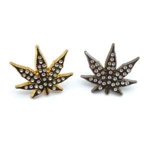 Pin de Solapa de Marihuana con Diseño de <span class=keywords><strong>Diamante</strong></span>, Personalizado en Esmalte, para Coleccionistas y Regalos - Product Image 3