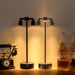 Lámpara de Mesa LED Recargable con Control Táctil |   Lámpara de Diseño Moderno con Múltiples Cabezales y Regulable para Restaurantes/Bares - Product Image 2