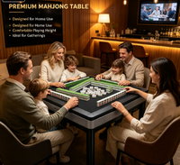Mesa de Mahjong Automática con Agitador Silencioso y Rápido, Mesa de Juego Eléctrica para Cuatro Jugadores, para Entretenimiento en el Hogar