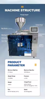 Machine de remplissage et de scellage automatique BANMO pour sachets préformés Doypack, ensacheuse pour sachets stand-up pour miel et ketchup, 20-30 BPM