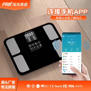 Báscula Corporal Inteligente FRK con Capacidad de 250 kg, Pantalla a Color, Conectividad Bluetooth para Hoteles, Gestión de Peso - Product Image 4