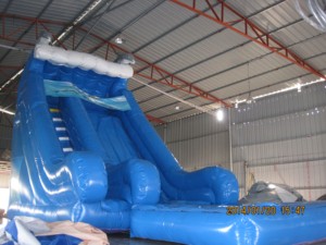 Inflatable PVC Surf Water Slide for Kids Outdoor <b>Fun</b> Entertainment Supports >500kg Capacity Accommodates >10 Passengers School - Product Image 2