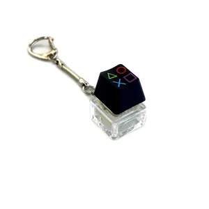 Bàn Phím Cơ Khí Key Cap Trục Tester Phim Hoạt Hình Acrylic Ánh Sáng Trọng Lượng Keychain Vòng Chìa Khóa Ngón Tay Báo Chí Áp Suất Thấp Đồ Chơi Mới Lạ - Product Image 5